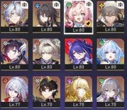 星5キャラ15種・光円錐6種/Honkai：Star Rail用アカウント販売